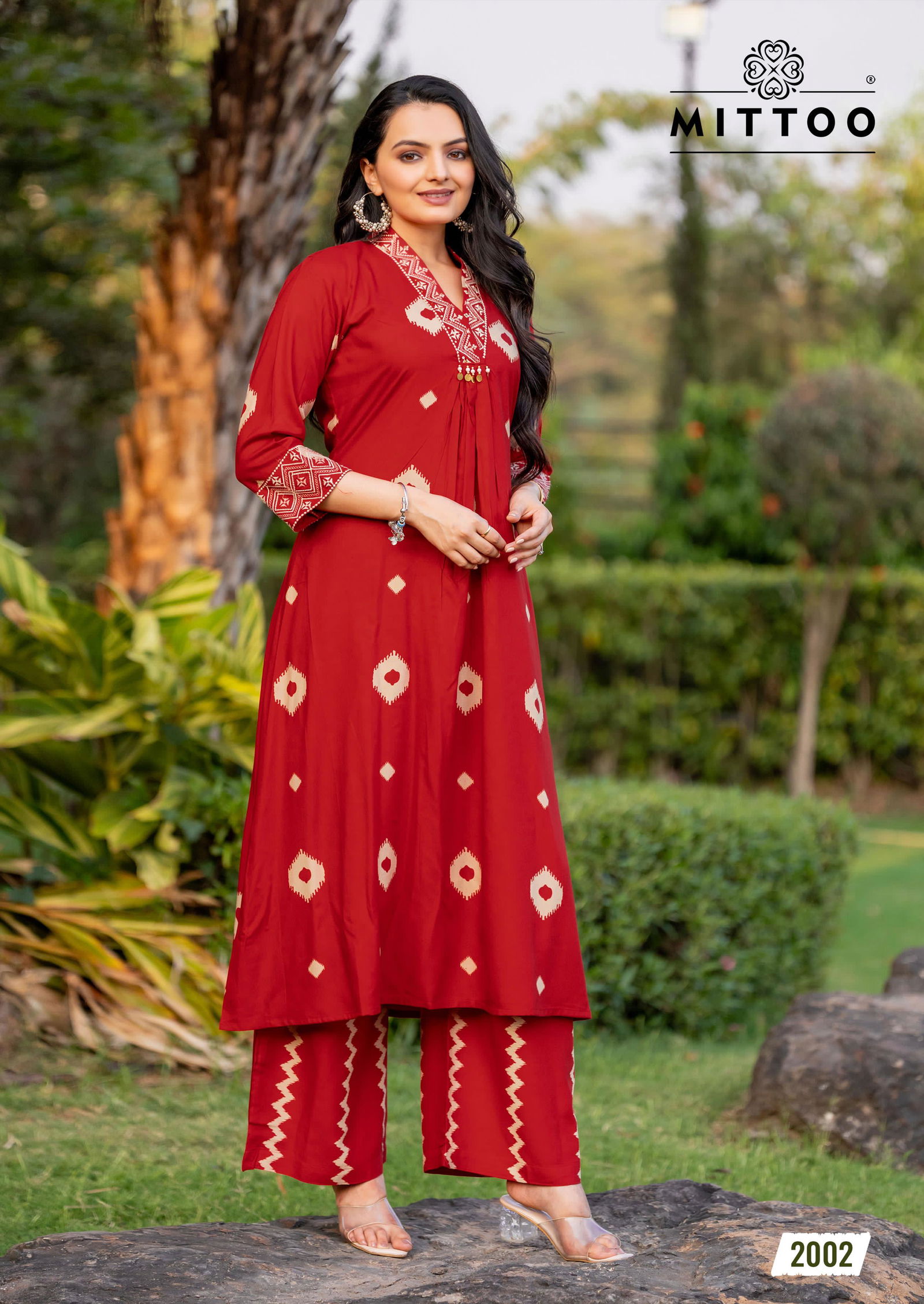 Vitara By Mittoo Rayon Printed Wholesale Kurti With Bottom Suppliers In Mumbai